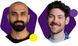 Aswin Ranganathan and Daniel Liss portraits